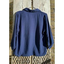 Melissa Blouse- Navy