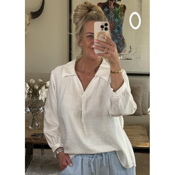 Melissa Blouse- white 