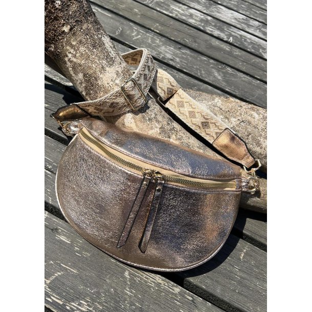 Metallic Bumbag- Rose gold
