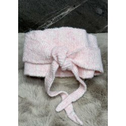 Milla Knit Scarf- Rose