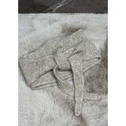 Milla Knit Scarf- Taupe
