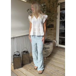 Miona Wide Pants- Winter sky