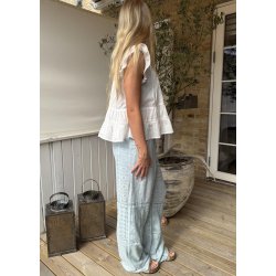 Miona Wide Pants- Winter sky