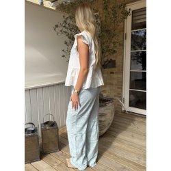 Miona Wide Pants- Winter sky