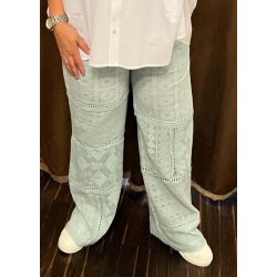 Miona Wide Pants- Winter sky
