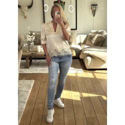 Jewelly Worn Jeans 2613- Light Blue