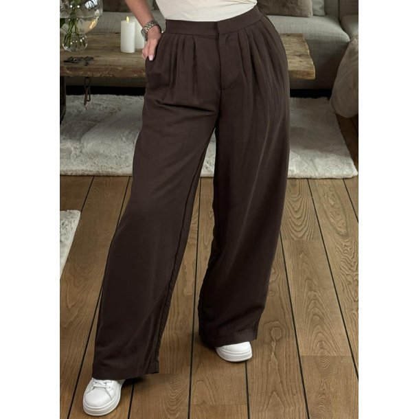 Molly Hw Lo Pants- Seal Brown
