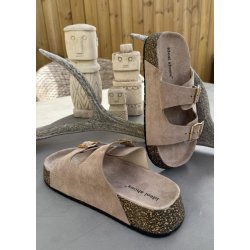 Molly Sandals- Khaki