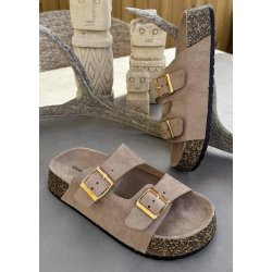 Molly Sandals- Khaki