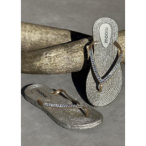 Moow Glam Slippers- Gold
