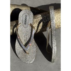 Moow Glam Slippers Gold