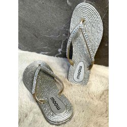 Moow Glam Slippers- Gold