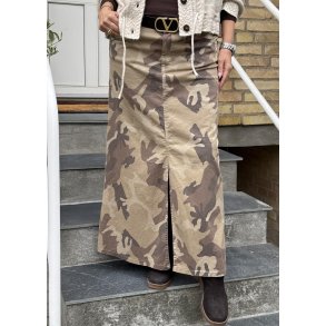 Muse Long Skirt- Nature Camo
