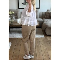 Naya Barrel Pants- Classic sand