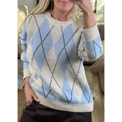 New Harlekin Knit- Light Blue