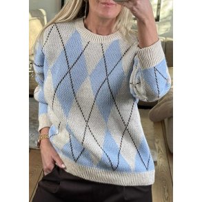 New Harlekin Knit- Light Blue