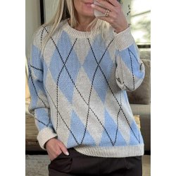 New Harlekin Knit- Light Blue