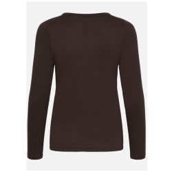 Nia Juliet Ls T-shirt- Coffee 
