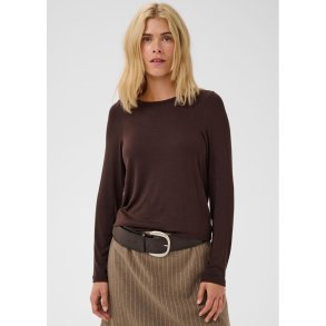 Nia Juliet Ls T-shirt- Coffee 