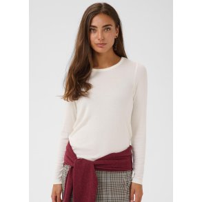 Nia Juliet LS T-shirt- White