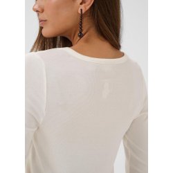 Nia Juliet LS T-shirt- White