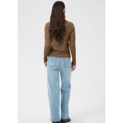 Niel Crew Neck Pullover- Beige melange Nature