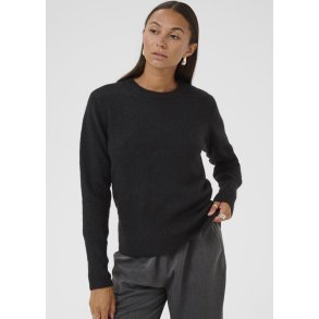 Niel Crew Neck Pullover-Black