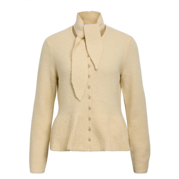 Nivin l/s Scarf Knit- Birch Me