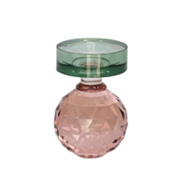 Noa Candle 10x 13- Bluegreen clear