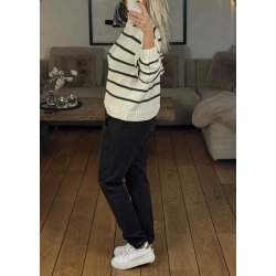 Oda Ls lo Knit Pullover-Birch seal 