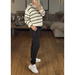 Oda Ls lo Knit Pullover-Birch seal 