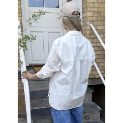 Odette Shirt Embroidery- Spring Gardenia
