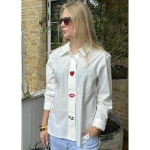 Odette Shirt Embroidery- Spring Gardenia