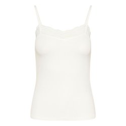 Omi Strap Top- Chalk