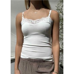 Omi Strap Top- Chalk