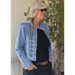 Ora Denim Jacket- Blue