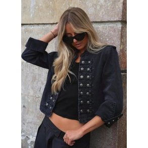 Ora Denim Jacket- Black