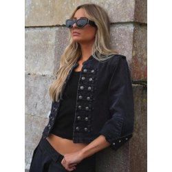 Ora Denim Jacket- Black