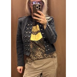 Ora Denim Jacket- Black
