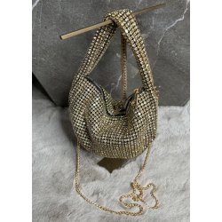 Orient Sequin Bag- Gold