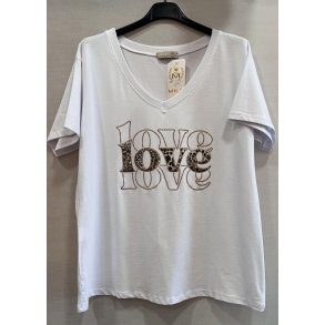 Oversize Love T-shirt- White