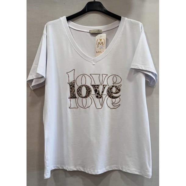 Oversize Love T-shirt- White