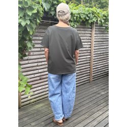 Oversize Love T-shirt- Army Green