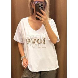 Oversize Love T-shirt- White