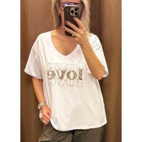 Oversize Love T-shirt- White