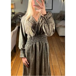 Pammie Glam Dress- Gold