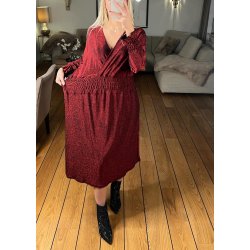 Pammie Glam Dress- Red