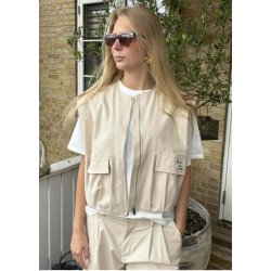 Patch Vest- Beige