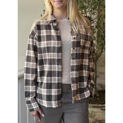 Petra L/s Re Shirt- Seal Brown/ Bro