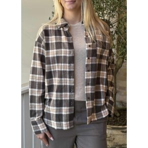 Petra L/s Re Shirt- Seal Brown/ Bro